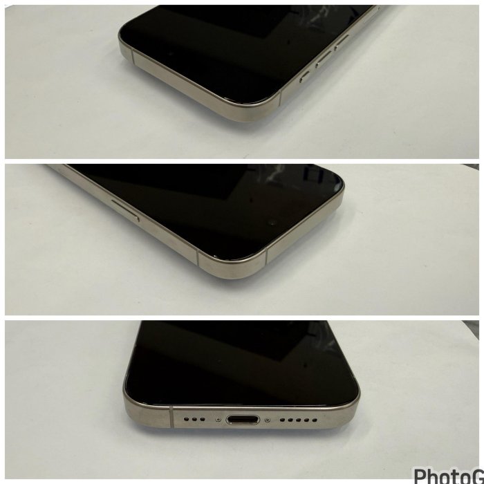 iPhone 15 Pro 128G 白色鈦金屬 二手機 刷卡分期【承靜數位】高雄實體店 可出租 C9817 中古機