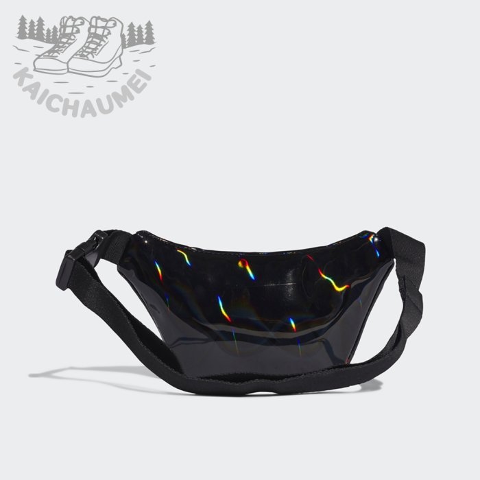 凱喬美｜ADIDAS ORIGINALS BAG 雷射防潑水隨身輕便腰包GD1661 公司貨斜