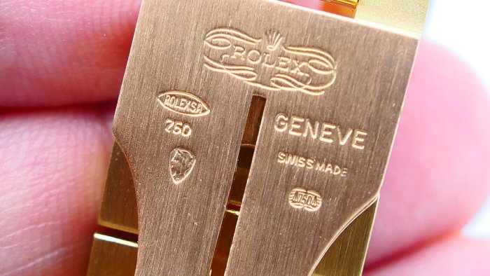 【美好時光】罕見逸品!ROLEX勞力士1803專用原裝總統帶(53錶耳 女王頭在左邊) 已用最高規格專業翻修完成