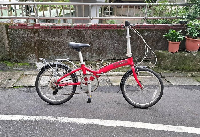二手~DAHON Roo D7 20吋 7段轉把變速 鋁合金折疊腳踏車 最大機動耐用小折 單車~功能正常