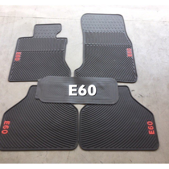 ～綠茶～ BMW 5系列 E60 520i 525i 530i 540 防水耐磨橡膠腳踏墊 橡膠腳踏墊 耐磨