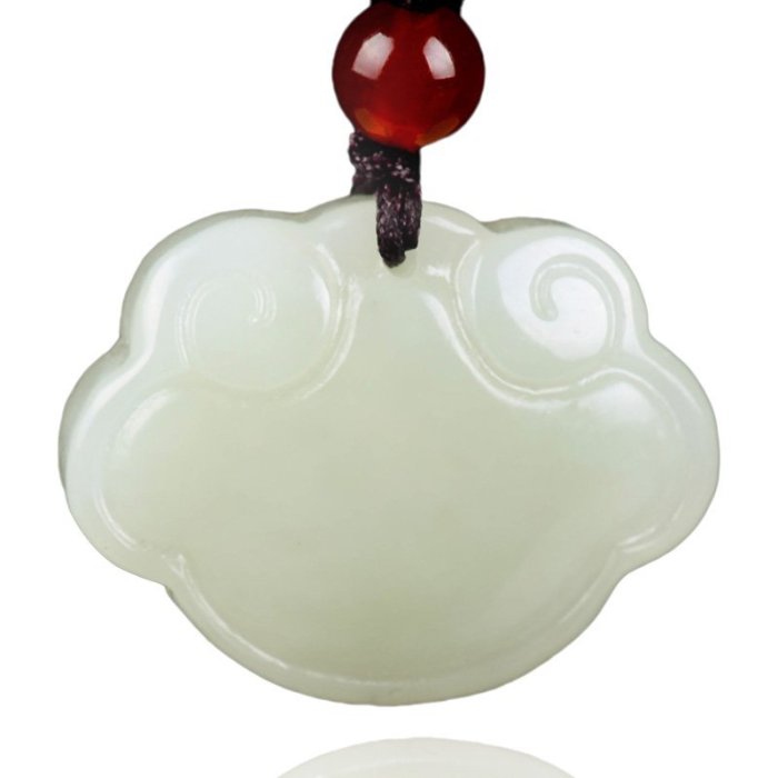 下殺- 和田玉如意吊墜如意鎖和JD田玉籽料原石吊墜女款寶寶款玉吊墜