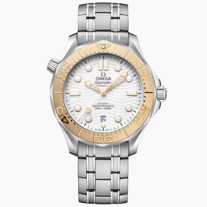 現貨 OMEGA 歐米茄 522.21.42.20.04.001 2024 巴黎奧運紀念版 海馬300 42mm K金錶圈 不銹鋼錶帶 機械錶