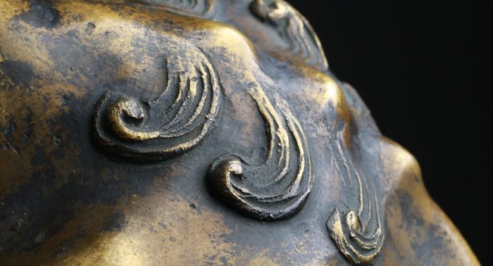 日本香爐獅香爐香薰爐藏六日本銅香爐二世秦藏六造塗金36 | Yahoo拍賣