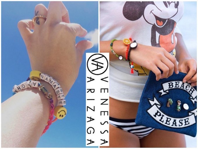 Venessa Arizaga DON’T WORRY BEE HAPPY 笑臉彩色手鍊