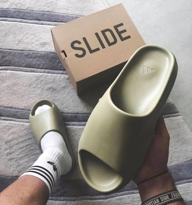adidas gazelle silver green womens Adidas Yeezy Slide 'Bone'  Sole Provider