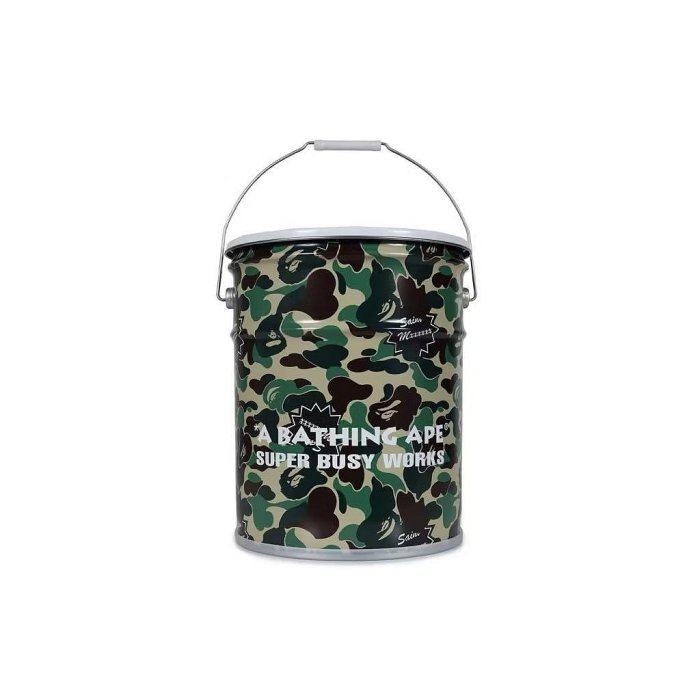 SAINT Mxxxxxx × BAPE CAN STOOL / CAMO 聯名油漆桶收納桶擺飾椅子