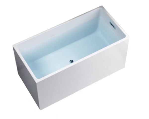 【麗室衛浴】國產 LS-0162 多款尺寸 無接縫全平獨立壓克力浴缸 108*60*56cm product lightbox image 2