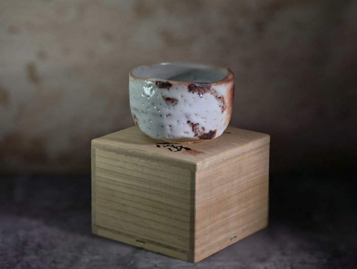 志野茶碗　伊藤公洋　D200 志野茶碗嚴選，伊藤公洋師承大師之作，高8cm直徑12cm，1965年生於愛知