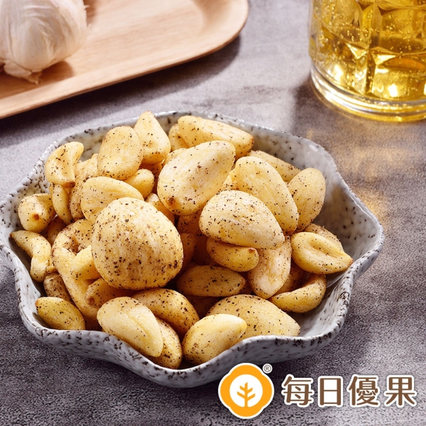 椒鹽蒜頭酥100G 每日優果