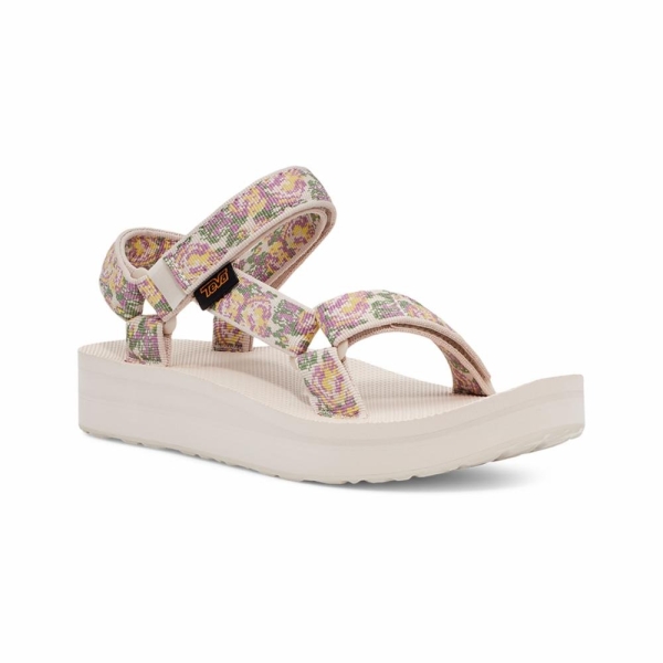 TEVA 涼鞋 MIDFORM UNIVERSAL 樺木白 復古花紋 女 TV1090969PBRC