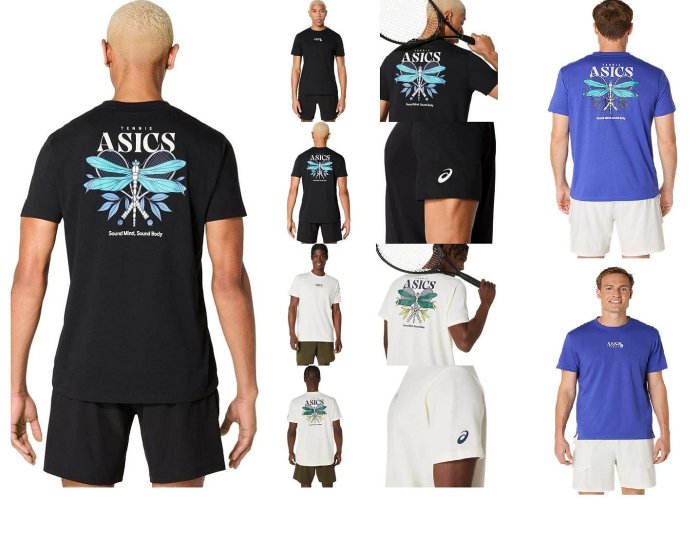 【曼森體育】ASICS 亞瑟士 短袖上衣 男款 海外版 網球上衣 2041A351 三種顏色