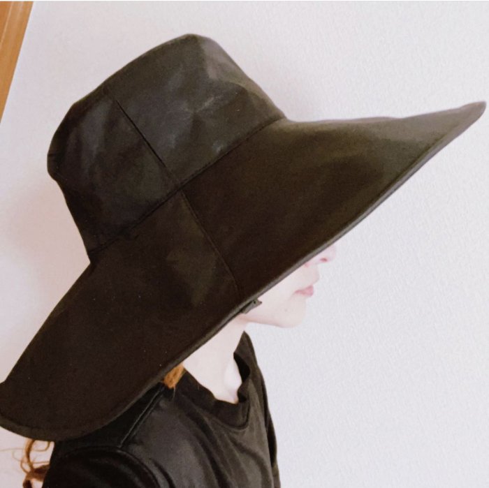 全新日本SUN BARRIER 100 完全遮光帽超大檐帽黑色| Yahoo拍賣