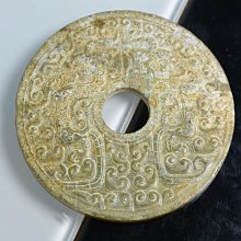 天地居] 帶沁龍紋玉璧玉珮玉佩雙面雕工質變0905 | Yahoo拍賣