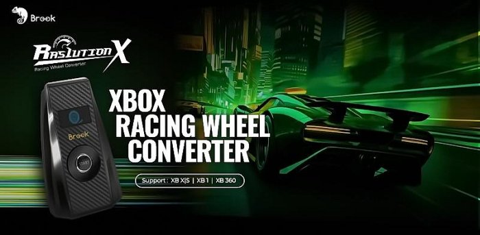 (超取免運費)BROOK RAS1UTION X 賽車方向盤轉接器 XBOX SERIES ONE 360 台中恐龍電玩