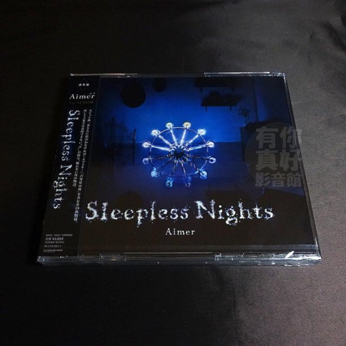 代購) 全新日本進口《Sleepless Nights》CD 日版 (通常盤) Aimer 音樂