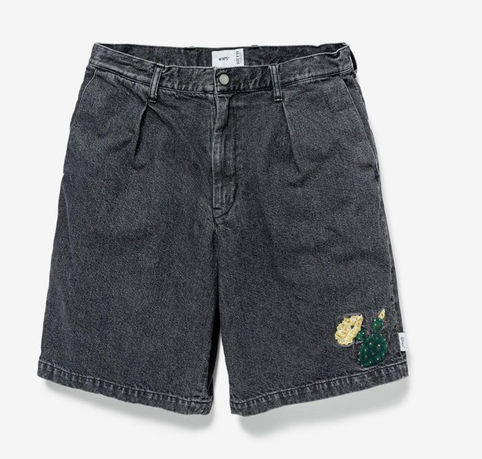 WTAPS 241WVDT-PTM07 WRKS2002 / SHORTS / COTTON. DENIM. CACTO