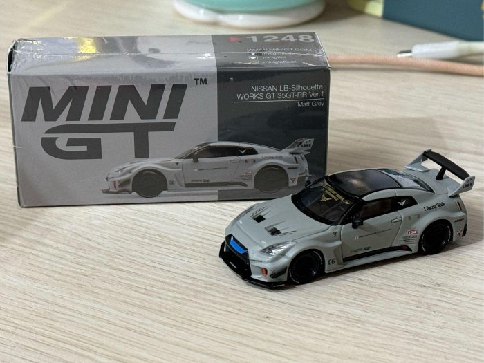 MINI GT #1248 1/64 LB-GT 35GT-RR ver.1超美消光灰