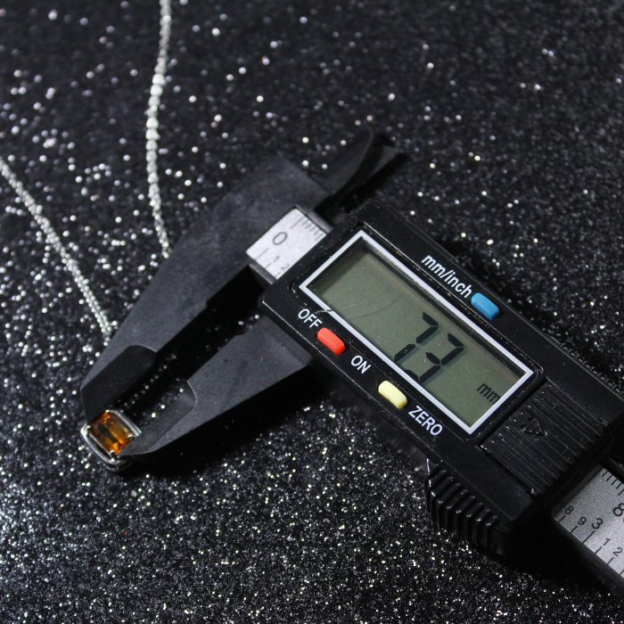 【桑園の】精美飾品 天然淨透 高品 黃水晶 鑽切面 s925墜 項鍊 (委託品) T 5051 A20 | Yahoo拍賣
