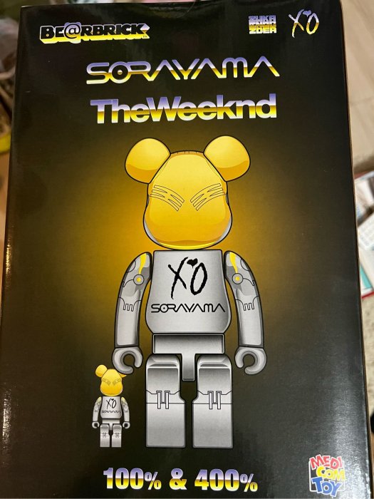 BE@RBRICK SORAYAMA × THE WEEKND 1000％ MEDICOM BE@RBRICK THE WEEKND X HAJIME SORAYAMA 1000