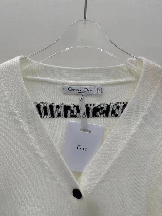 Celine 凱旋門外套休閒寬松針織外套毛衣外套漸變色提花長袖通勤針織