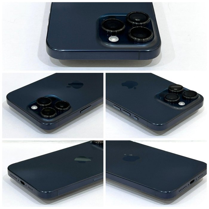IPHONE 15 PRO MAX 256G 藍色鈦金屬 二手機 中古機 附發票 手機出租 高雄【米米科技】M4368