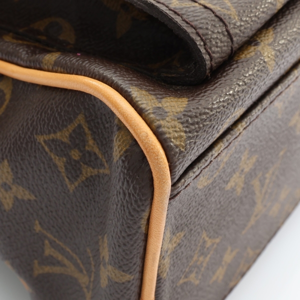LOUIS VUITTON LV 路易威登 Manhattan PM 手提包 棕色 原花帆布 M40026 【二手名牌BRAND OFF ...