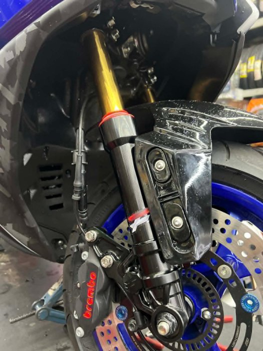駿馬車業Z1 59 Fiftynine racing FX 客製化前叉組YAMAHA 勁戰七代7代可