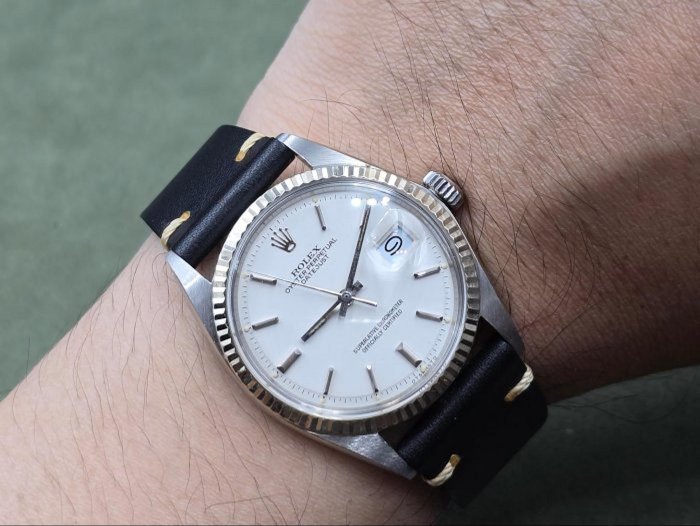【美好時光】ROLEX 1601罕見消光白色面盤（蛋殼白）美品！RSC已驗畢 16014 16234參考