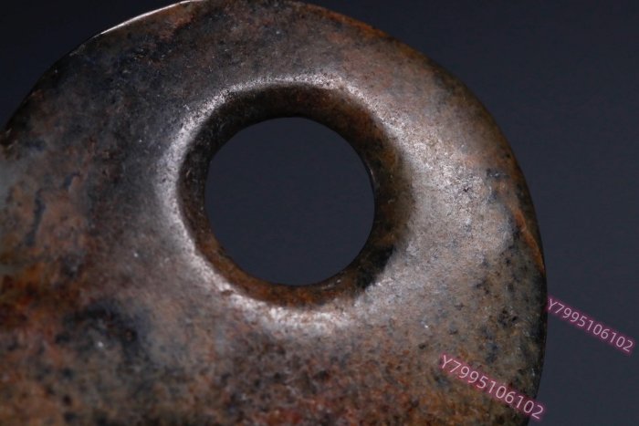 紅山文化玉器高古玉古董玉老玉雙連璧玉璧河磨玉籽料吊墜掛件送禮54.5