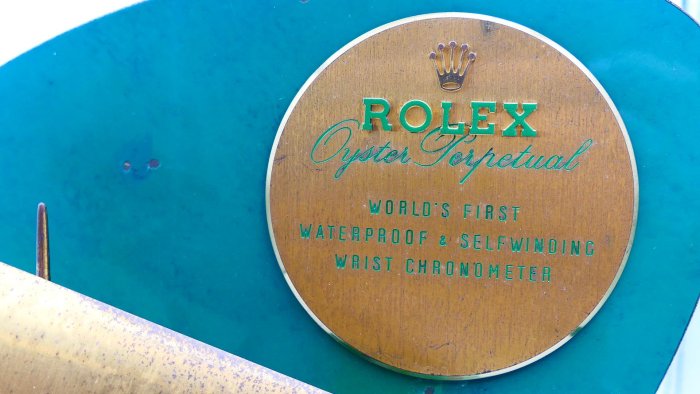【美好時光】ROLEX 60年代 綠琺瑯烤漆 帆船Display 極罕見珍貴擺飾物