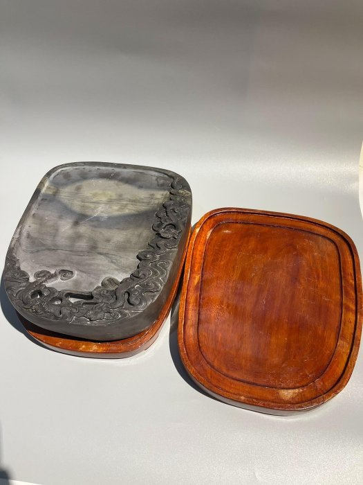 八十年代端溪老端硯，端州經典硯臺紫砂凍最珍稀金錢凍限量澄泥藝igy 硯