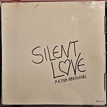 中森明菜--- Silent Love - 二手日版絕版CD, 歌詞封面有割損(如照片