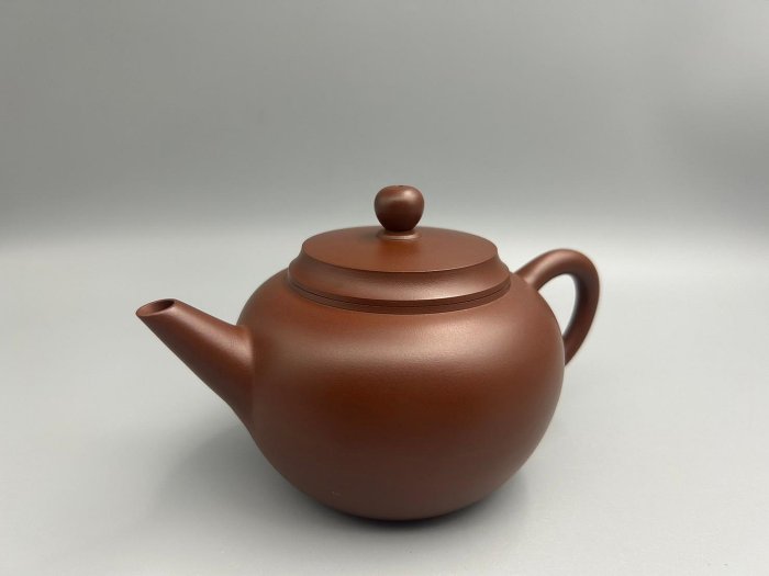 台灣作家馬超手拉坏特大水平壺台灣製造手工茶具紫泥壺茶具台灣壺紫砂壺