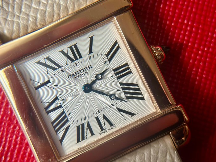 ~路米名品~ 稀少 CARTIER TANK CHINOISE 2684G 18K Rose Gold 玫瑰金 中國坦克 手上鍊機芯 巴黎頂級 ...