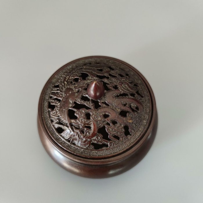 古芸】中国 明代 大明宣德年製 古銅製 薰香爐 香熏具 文房具 古芸】中国 明代 大明宣德年製 古銅製 薰香爐 香熏具 文房具