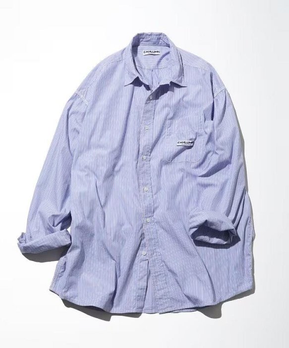 日貨代購CITY】CAHLUMN Magazine Pocket Chain Stitch Shirt