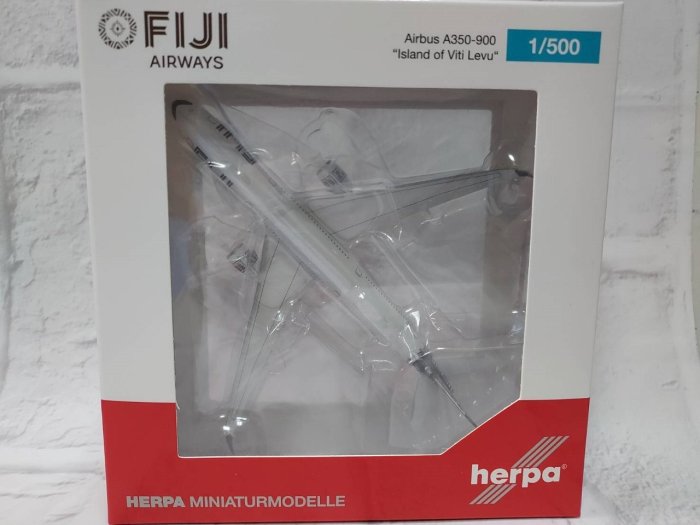 超レア‼️1/500 herpa A350-900 Fiji Airways Herpa Wings A350-900 フィジー・エアウェイズ DQ-FAI 1/500