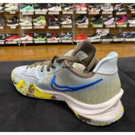 正品】Nike Kyrie Low 4 EP 藍灰黃國內版休閒籃球CZ0105-400潮鞋 正品】Nike Kyrie Low 4 EP 藍灰黃國內版休閒籃球CZ0105-400潮鞋