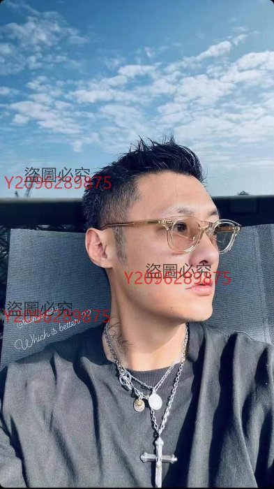 余文樂同款Goro's 高橋吾郎金貝羽十字架吊墜鏈925純銀日潮項鏈鏈粗3.5