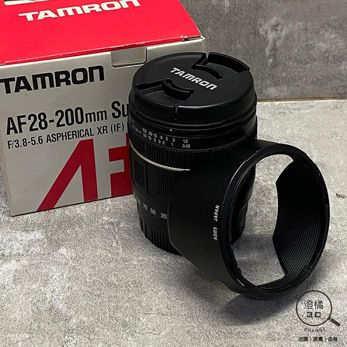 『澄橘』Tamron AF 28-200mm F3.8-5.6 for sony A 盒裝《二手》 A75829