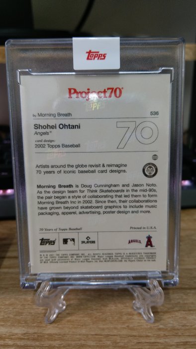 Topps Project70® Card 536- Shohei Ohtani 大谷翔平Project 70