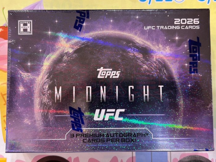 【紅葉球員卡】2026 Topps Midnight UFC 格鬥卡 午夜系列 盒卡