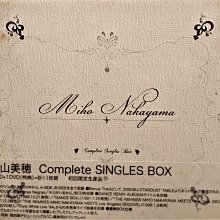 中山美穂　complete singles box 中山美穂Complete SINGLES BOX ~ 日版全新未拆( 10CD+DVD