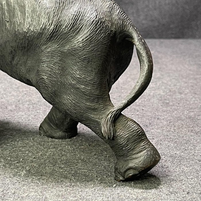 古銅龍置物，明治時期金工，重3⃣️2⃣️0⃣️克 干支置物 辰 龍 たつ 青銅製 金メッキ仕上 正晴作 皇龍（こうりゅう