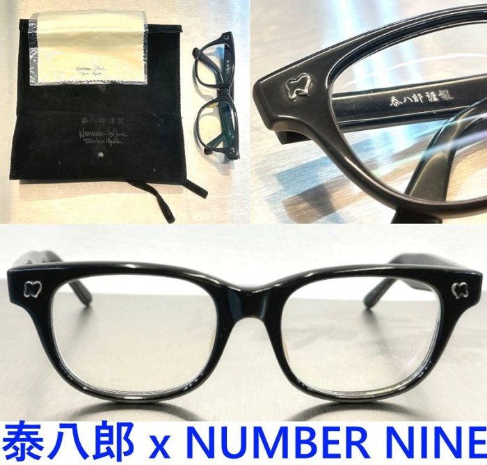 BLACK木村拓哉著！美中古NUMBER NINE x 泰八郎謹製(N)INE流淚愛心LOGO