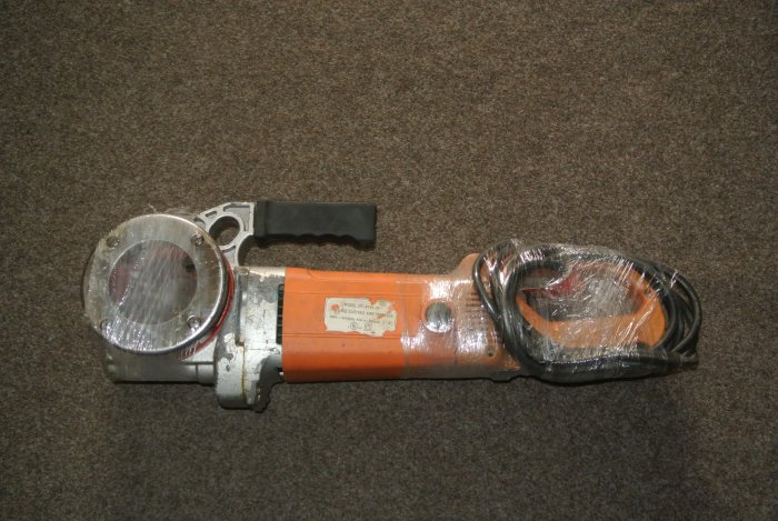 中古  ZIT-KY01-50 手持式電動攻牙機 便攜型車牙機 50A管徑適用 現場施工利器