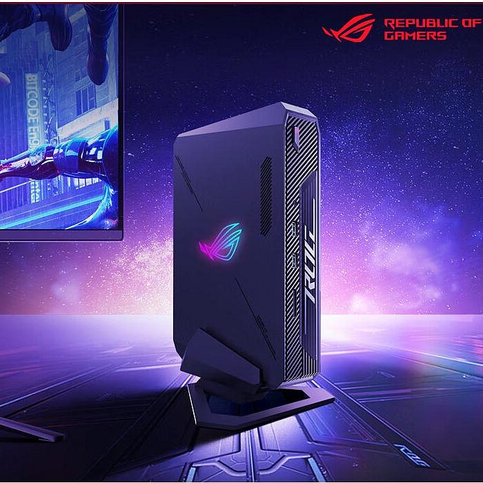 【店幫手-電競】華碩ROG NUC 760 2024款mini迷你游戲主機AI桌上型臺式電腦(U7-155H 16G 512G SSD RTX4060)