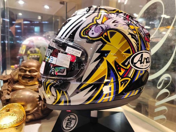 瀧澤部品日本ARAI RX-7X 全罩安全帽Nakasuga 4 中須賀克行RX7X 頂級