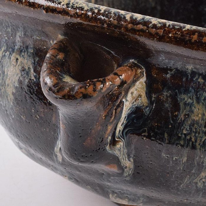 茶道具 唐津焼 古唐津 片口茶碗 小山冨士夫(古山子)書付箱 M R7550